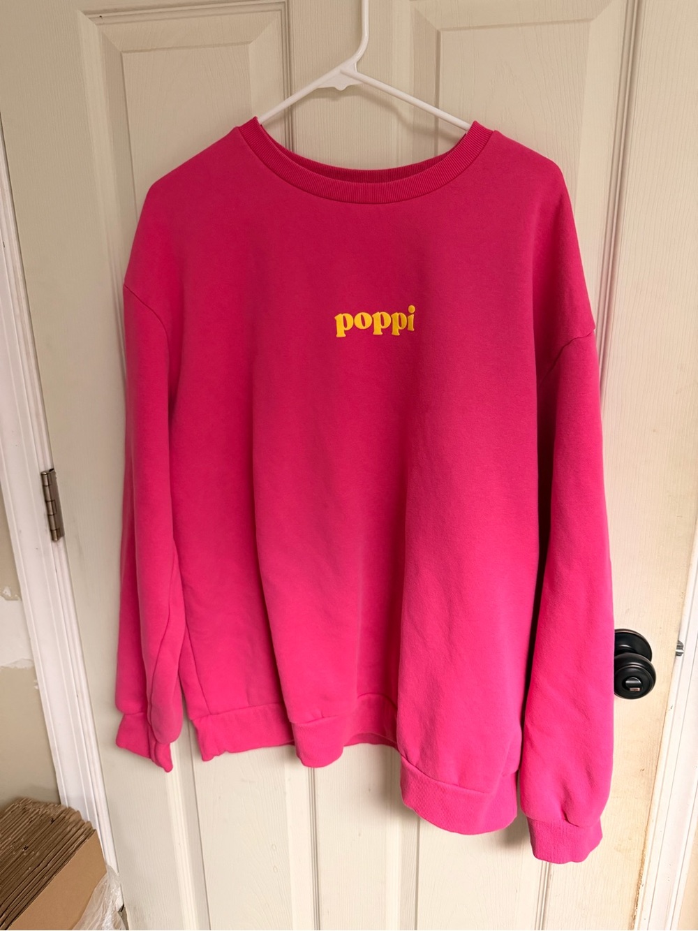 Poppi Hot Pink Crewneck Sweatshirt